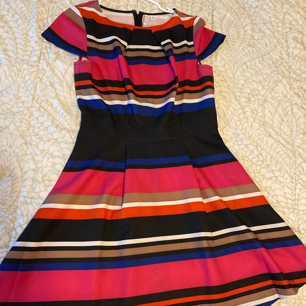 Stripe multi color dress
